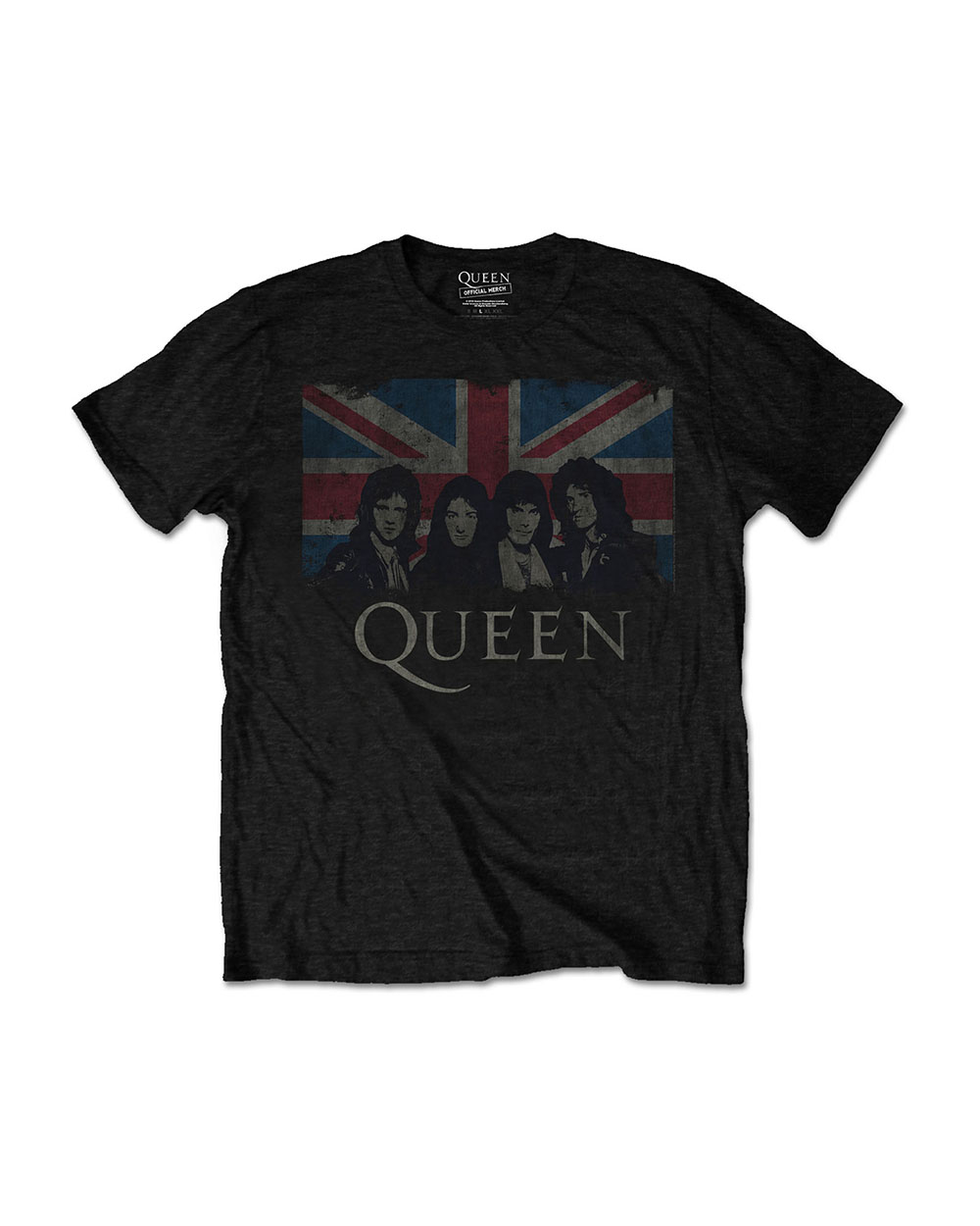 Queen Vintage Union Jack Burnout T Shirt - ShopStyle